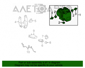 ABS АБС Lexus IS350 06-13 RWD