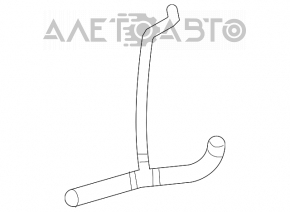 Teava de racire inferioara Mercedes W221 noua originala OEM