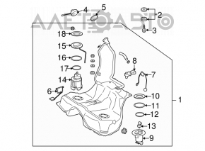 Топливный бак Mercedes W221