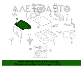 Capac portbagaj superior Mercedes W221