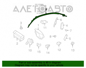 Perna de siguranță airbag laterală dreapta pentru Mercedes W221