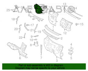 Grila de aerisire a încălzitorului Mercedes W221