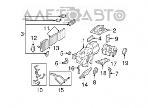 Motorul ventilatorului de încălzire pentru Mercedes W221, nou, neoriginal, NISSENS.