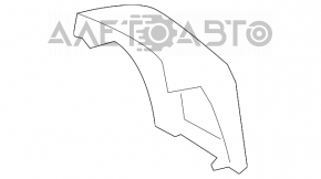 Capacul consolei centrale Mercedes W221 din lemn