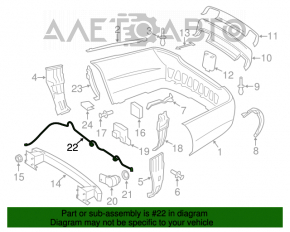 Instalarea senzorilor de parcare pentru Mercedes W221