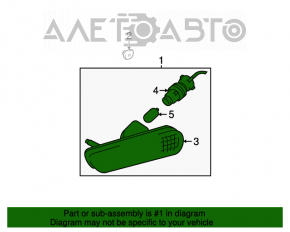 Semnalizatorul din bara de protecție față dreapta pentru Lexus RX300 98-03.