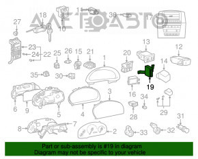 Ușa din spate dreapta a computerului Lexus RX300 98-03.