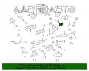 Capăt de evacuare dreapta Mercedes X164 GL W164 ML