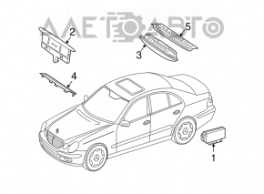 Indicatorul senzorilor de parcare pentru Mercedes X164 GL W164 ML W251 R