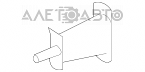 Grila amplificatorului de bara fata dreapta Mercedes X164 GL W164 ML