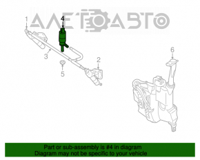 Motorul de spălare a farurilor Mercedes X164 GL W164 ML W251 R