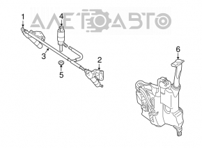 Motorul de spălare a farurilor Mercedes X164 GL W164 ML W251 R