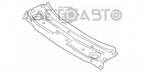 Решетка дворников пластик Mercedes X164 GL W164 ML