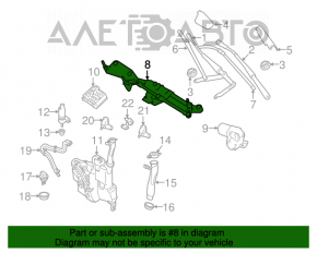 Matura trapezoidală cu motor pentru Mercedes X164 GL W164 ML este ruptă.