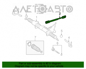 Рулевой карданчик нижний Mercedes X164 GL W164 ML