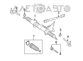 Cardan de directie inferior pentru Mercedes X164 GL W164 ML nou original OEM