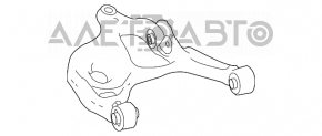 Maneta inferioara spate dreapta Mercedes X164 GL W164 ML W251 R nou original OEM