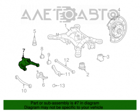 Рычаг нижний задний левый Mercedes X164 GL W164 ML W251 R
