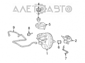 Rezervorul de combustibil GTZ Mercedes X164 GL W164 ML