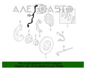 Senzor ABS dreapta față Mercedes X164 GL W164 ML