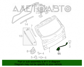 Кнопка замка двери багажника Subaru b9 Tribeca новый OEM оригинал