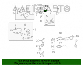 Заглушка внешней ручки задней левой Toyota Avalon 05-12