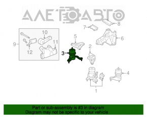 Подушка двигателя правая Toyota Avalon 05-12