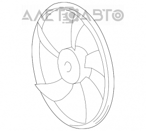 Paletele ventilatorului de răcire stânga Toyota Avalon 05-12