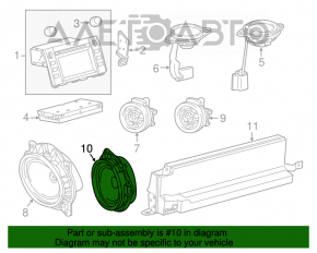 Динамик дверной задний левый Toyota Sequoia 08-16 JBL