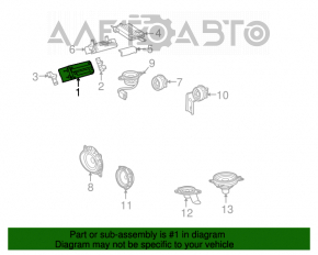 Магнитофон радио Toyota Avalon 05-12