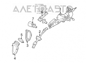 Рулевая колонка Toyota Avalon 05-12