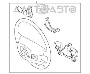 Руль голый Toyota Avalon 05-12 серый