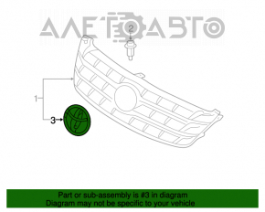 Emblema grilei radiatorului Toyota Avalon 05-12