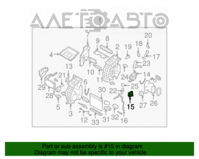 Motorul actuatorului AIRMIX pentru încălzirea și aerul condiționat stânga Subaru B10 Tribeca.