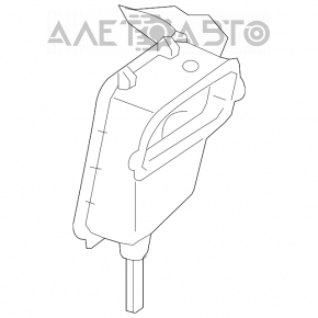 Воздухозаборник печки нижний Mercedes X164 GL W164 ML W251 R