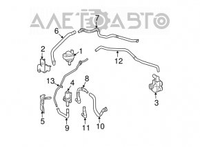 Насос печки Mercedes W164 ML X164 GL W251 R W211 E