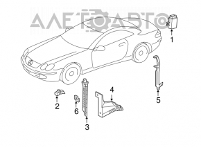 Датчик давления колеса Mercedes W164 ML X164 GL W251 R