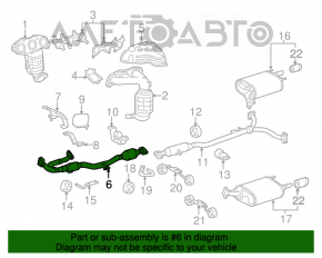 Tubul de admisie Toyota Avalon 05-12