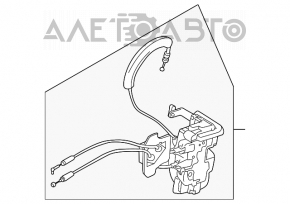 Замок двери передней правой Infiniti FX35 FX45 03-08