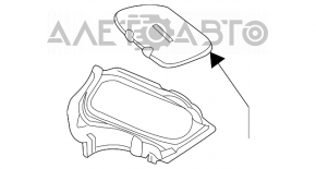 Накладка двигателя левая Infiniti FX35 FX45 03-08 царапины