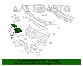 Capacul motorului dreapta Infiniti FX35 FX45 03-08