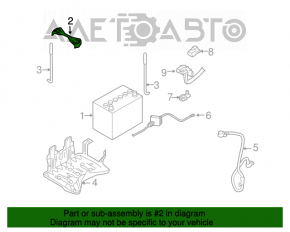 Крепление акб Infiniti FX35 FX45 03-08