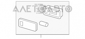 Плафон освещения багажник лев Infiniti FX35 FX45 03-08