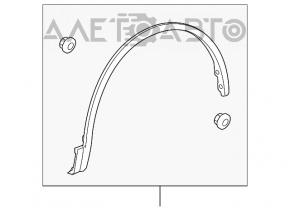 Capacul arcului din față dreapta Infiniti FX35 FX45 03-08