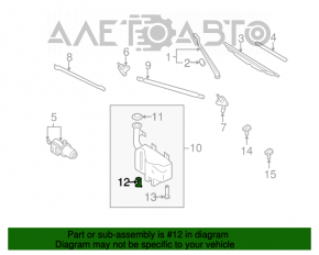 Motorul stropitorului de parbriz spate pentru Infiniti FX35 FX45 03-08