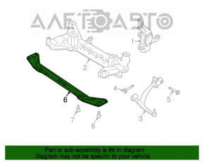 Bara de protecție a subramei față Infiniti FX35 FX45 03-08