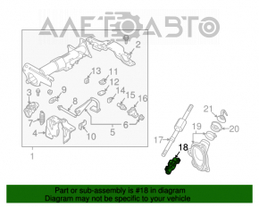 Карданчик рулевой нижний с валом Infiniti FX35 FX45 03-08