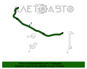 Stabilizatorul frontal pentru Infiniti FX35 FX45 03-08