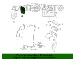 Блок предохранителей подкапотный Infiniti FX35/45 03-08