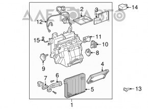 Актуатор моторчик привод печки кондиционер Lexus RX300 98-03